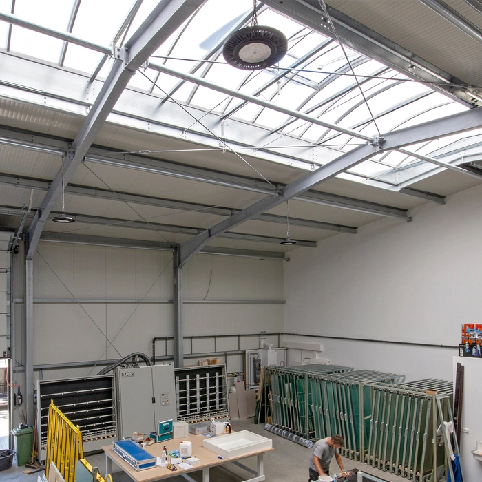 Großes Firstlichtband