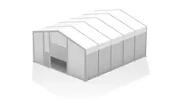 Grafik Leichtbauhalle leicht wärmegedämmt