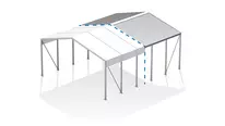Grafik Leichtbauhalle überdacht